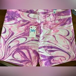 🎅🏼 NWT Justice Girls Biker Shorts Athletic Shorts 16 Regular New with Tags